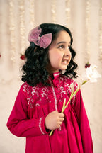 Girls Summer 2Pcs Embroidered Suit VG175-B