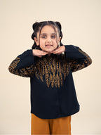 Girls Winter 2Pcs Printed Suit VG177-A