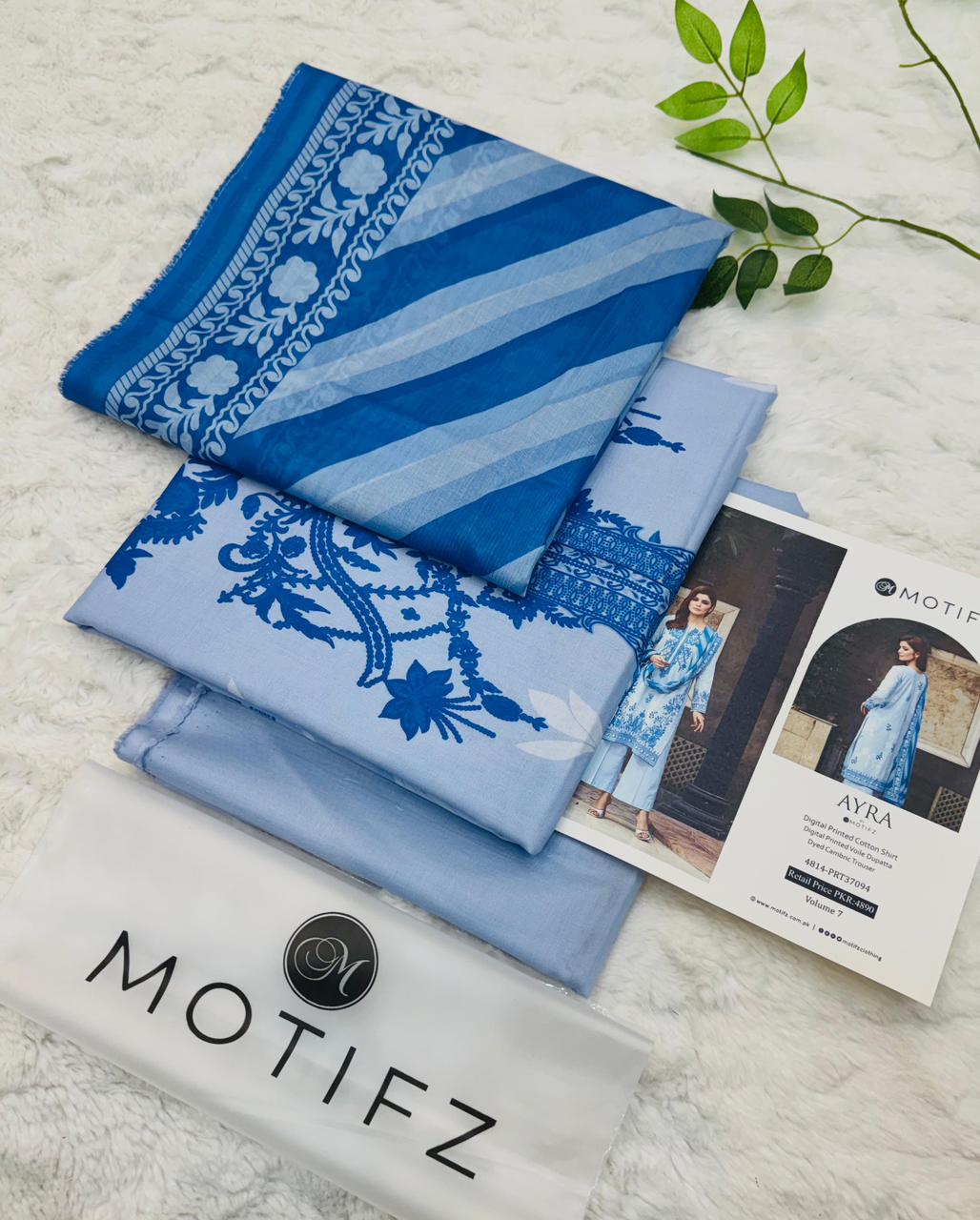Motifz Lawn Original 3PC AIRJET Vol-01 | Summer 2026 Unstitched Suit