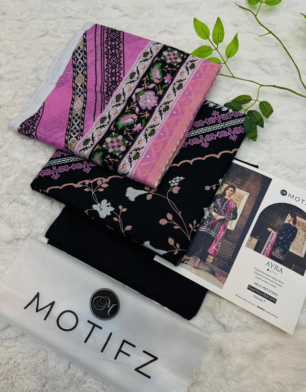 Motifz Lawn Original 3PC AIRJET Vol-01 | Summer 2026 Unstitched Suit