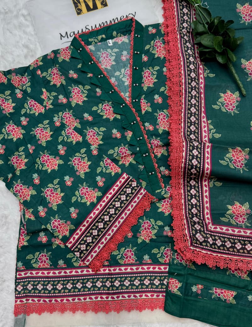 Mausammary Stitch Lawn 3PC