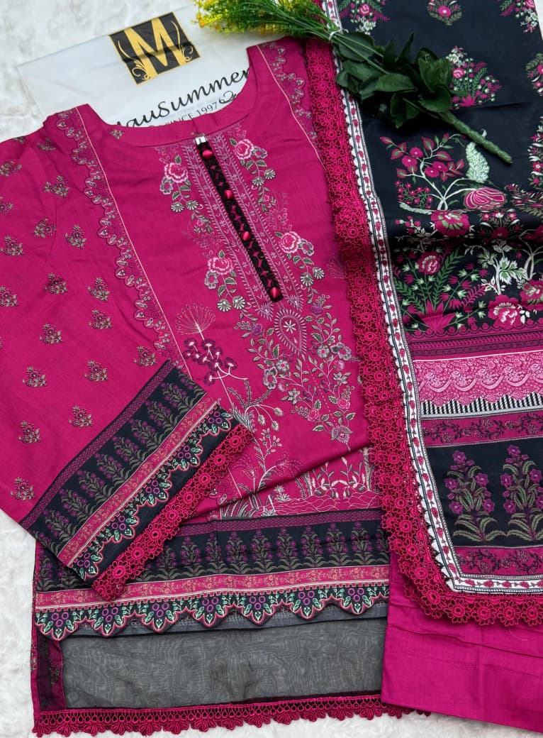 Mausammary Stitch Lawn 3PC