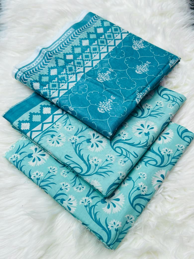 Safina Premium Lawn 3PC | Unstitched Suits