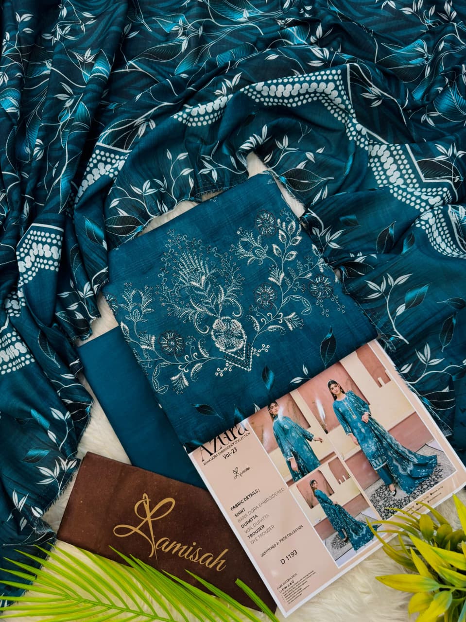 Azura Bana Dora Embroidery Collection