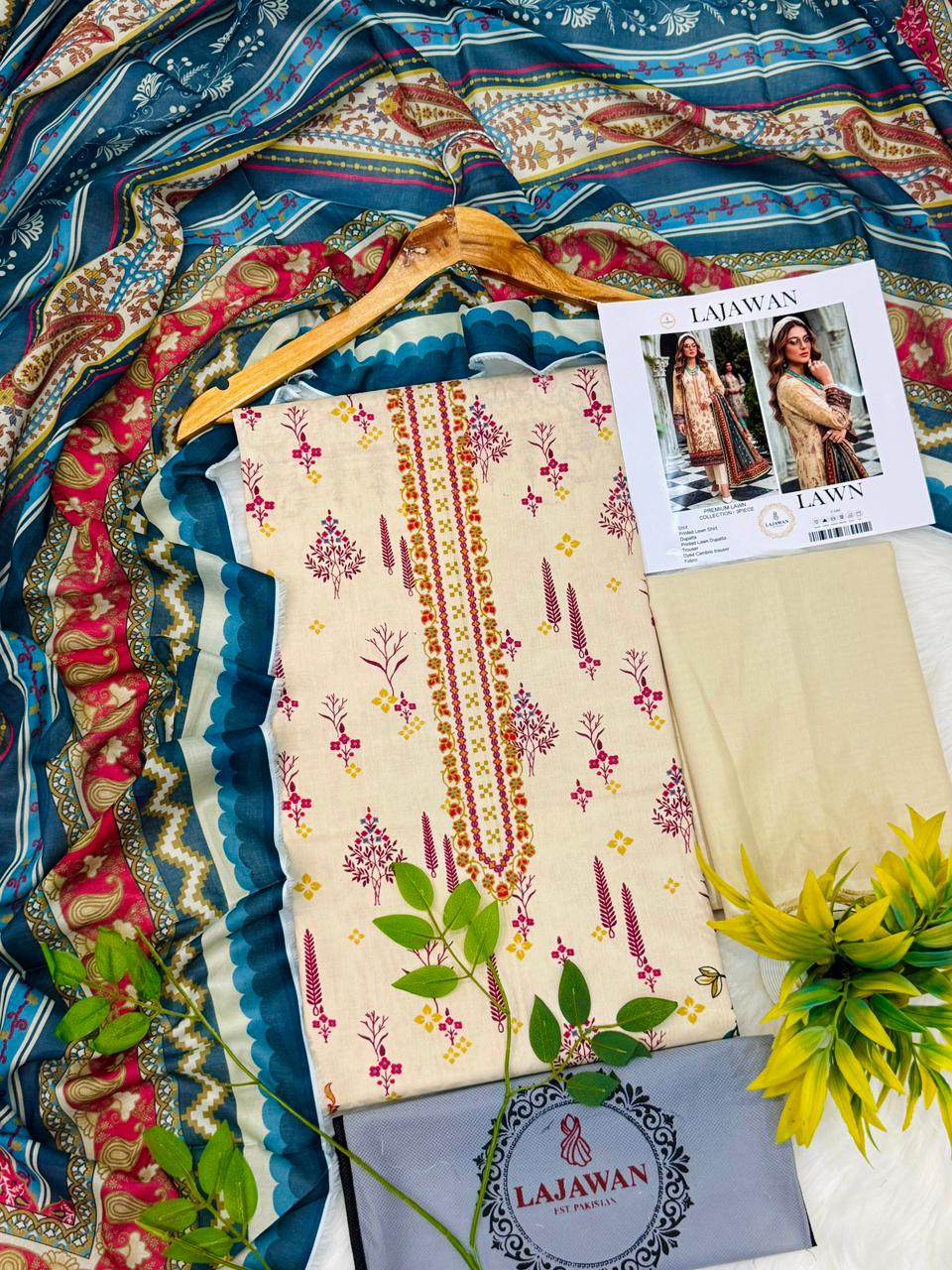Lajawan Print Lawn 2026 3PC