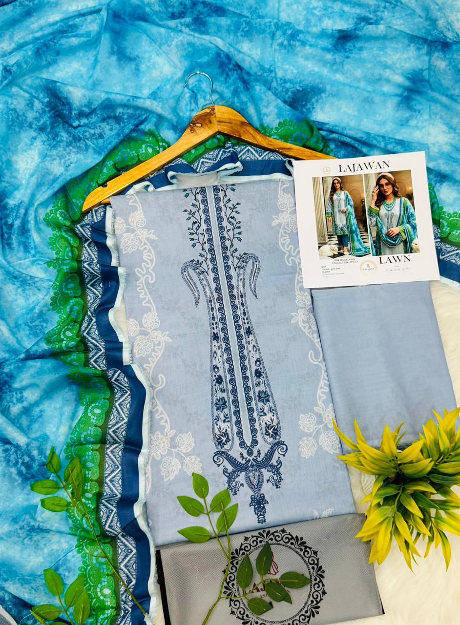 Lajawan Print Lawn 2026 3PC