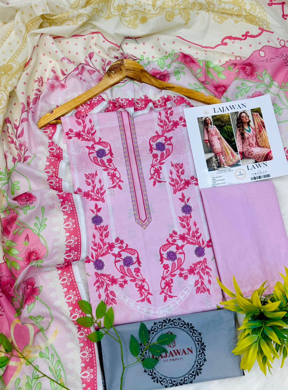 Lajawan Print Lawn 2026 3PC