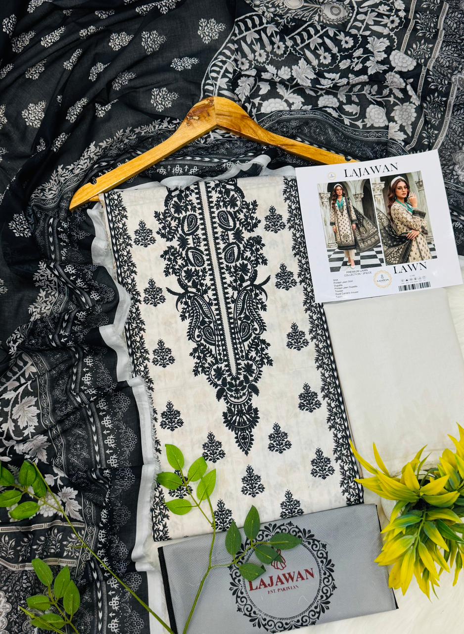 Lajawan Print Lawn 2026 3PC