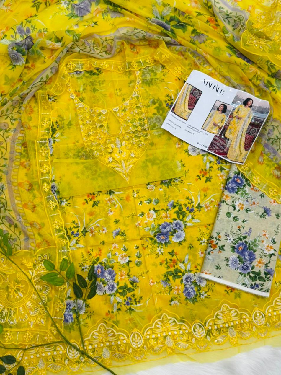 Aleena's Embroidered Lawn 3PC