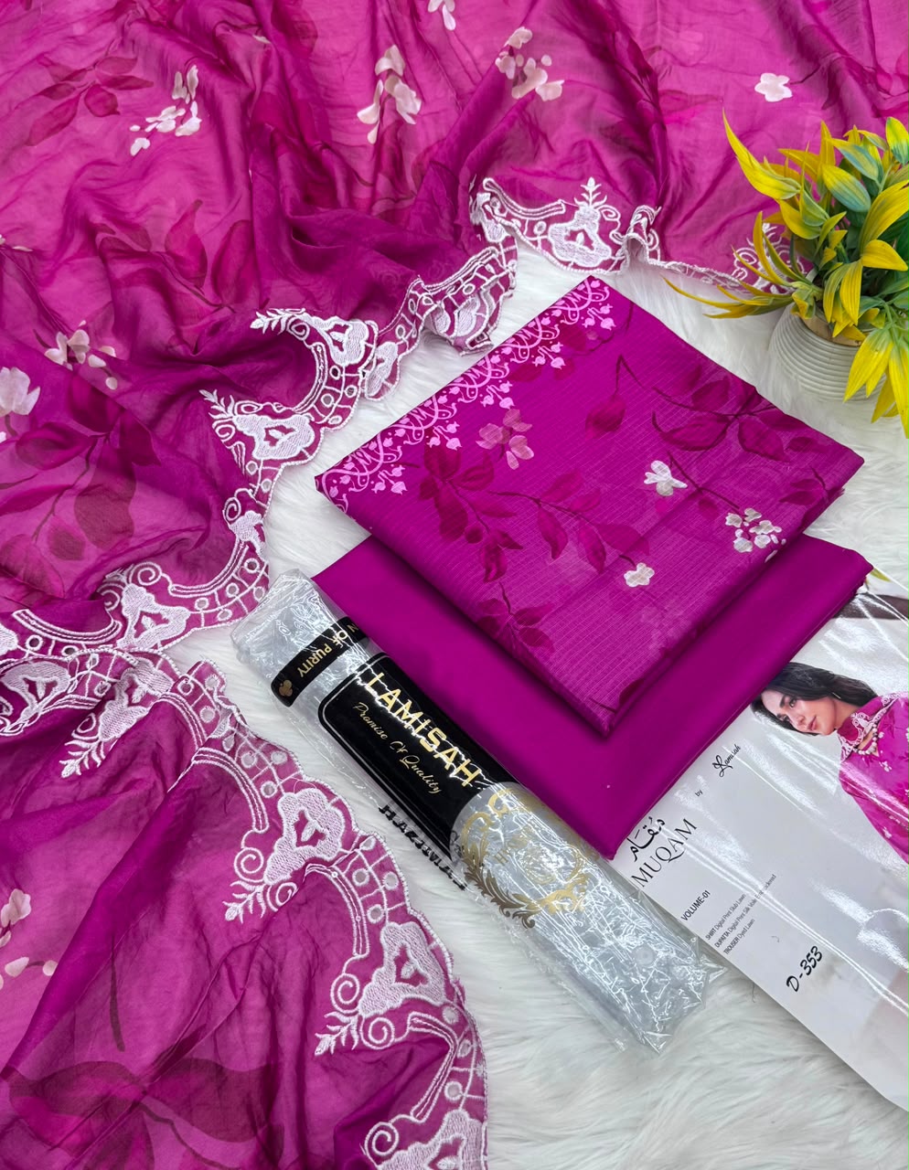 LAMISAH Muqam Luxury Emb Lawn Vol-1