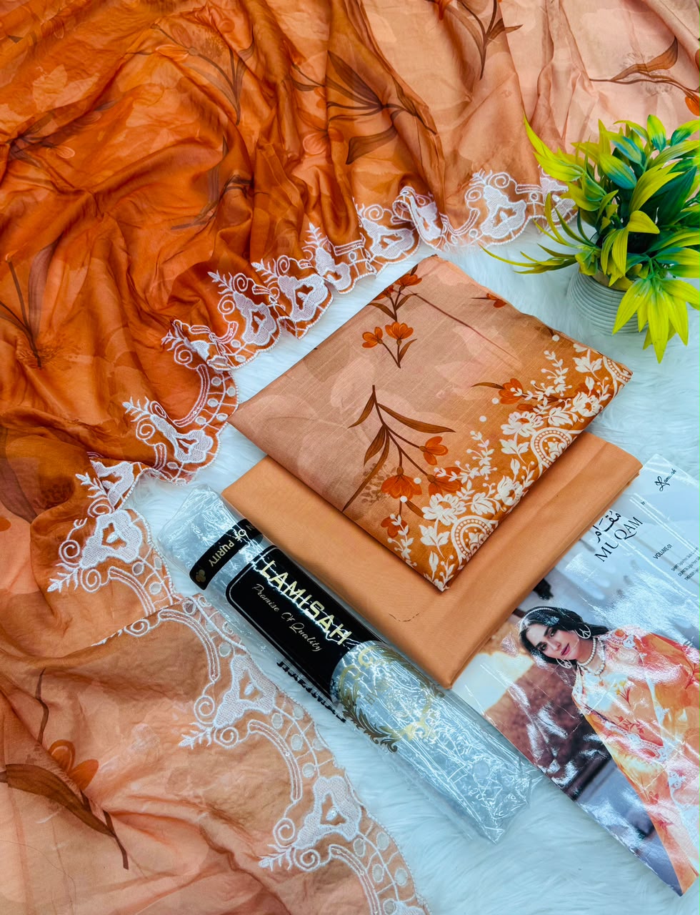 LAMISAH Muqam Luxury Emb Lawn Vol-1