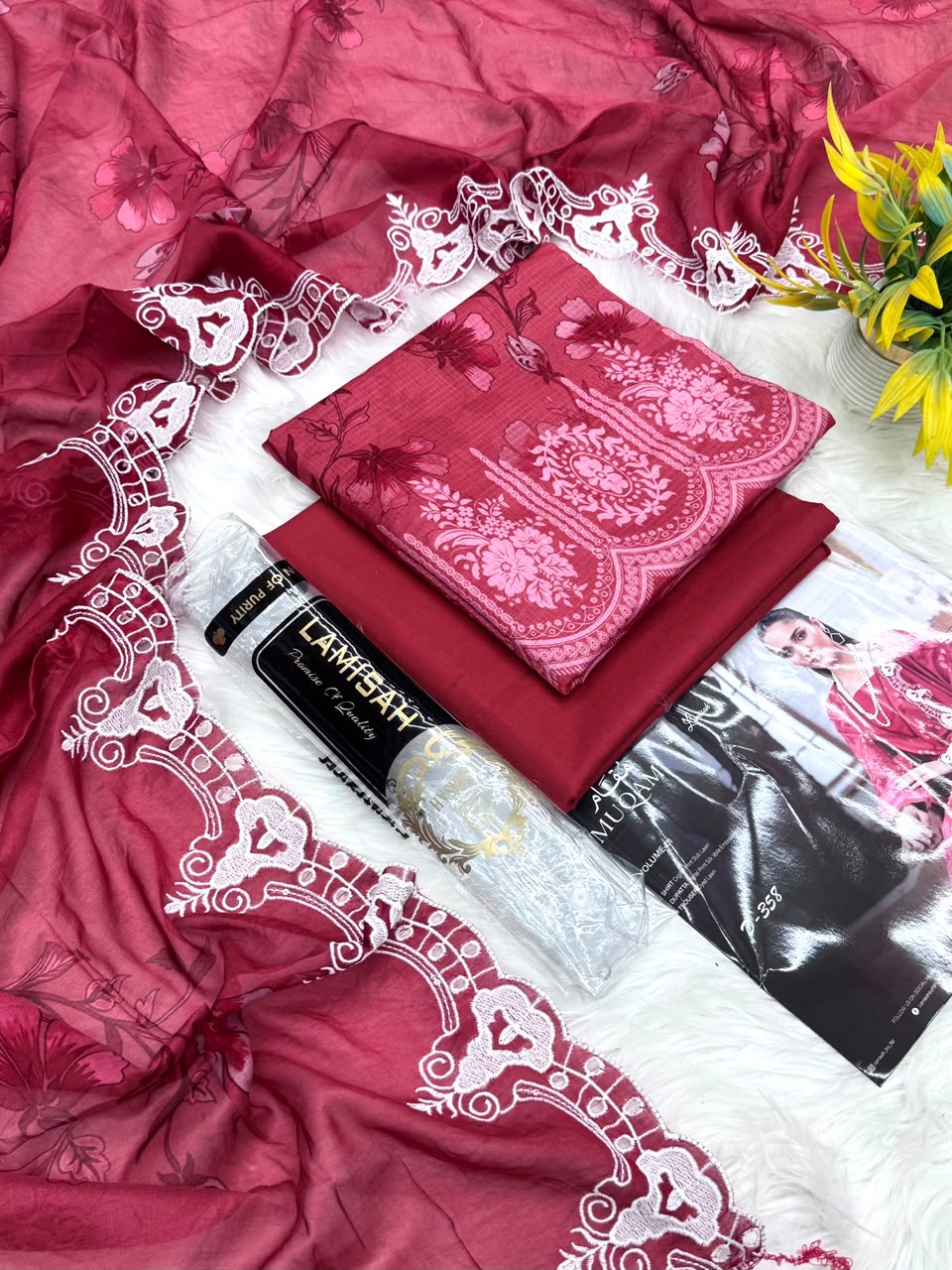 LAMISAH Muqam Luxury Emb Lawn Vol-1