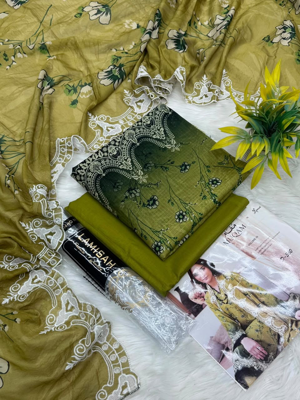 LAMISAH Muqam Luxury Emb Lawn Vol-1