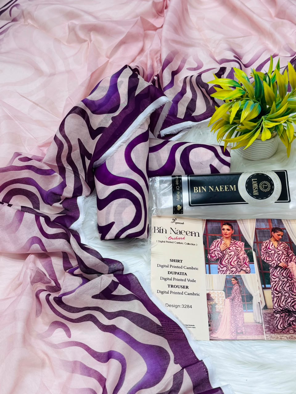 Bin Naeem Orchard 3PC Printed Lawn