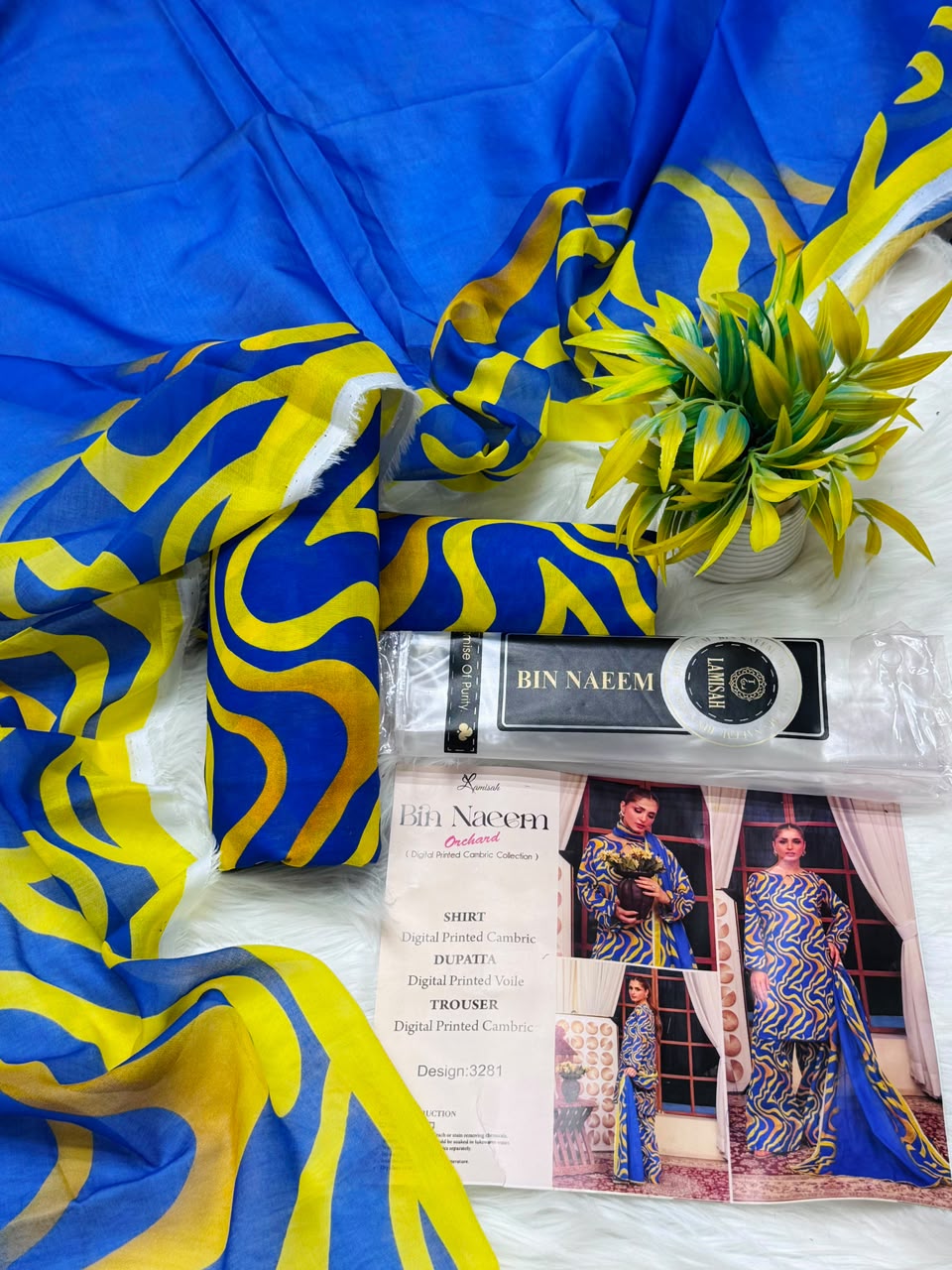 Bin Naeem Orchard 3PC Printed Lawn
