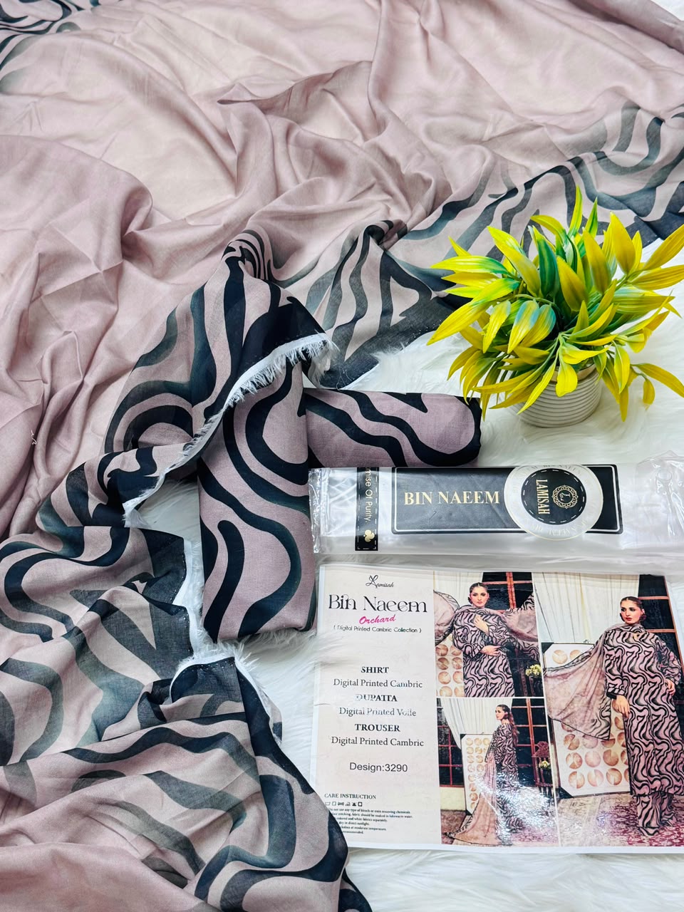 Bin Naeem Orchard 3PC Printed Lawn