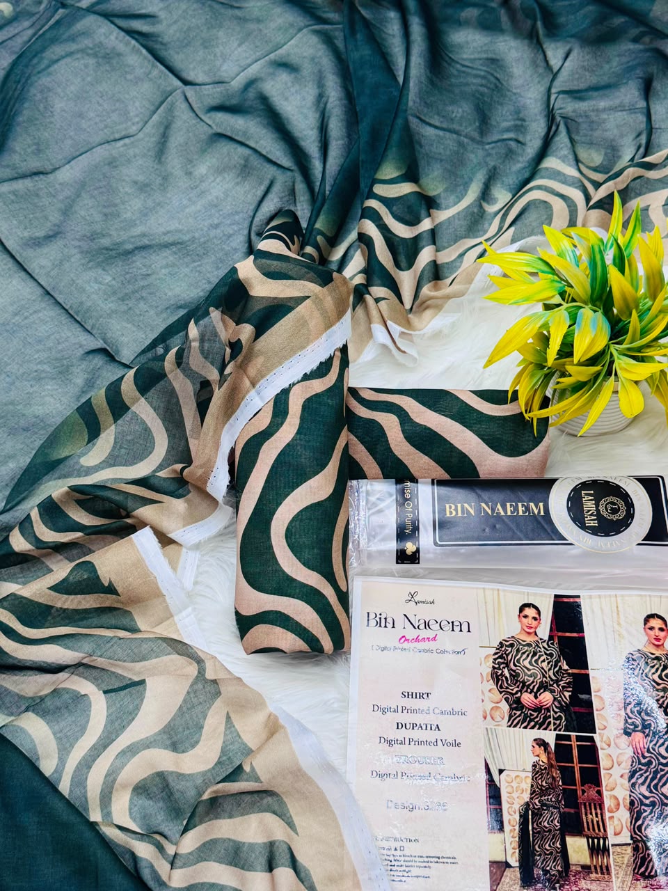 Bin Naeem Orchard 3PC Printed Lawn