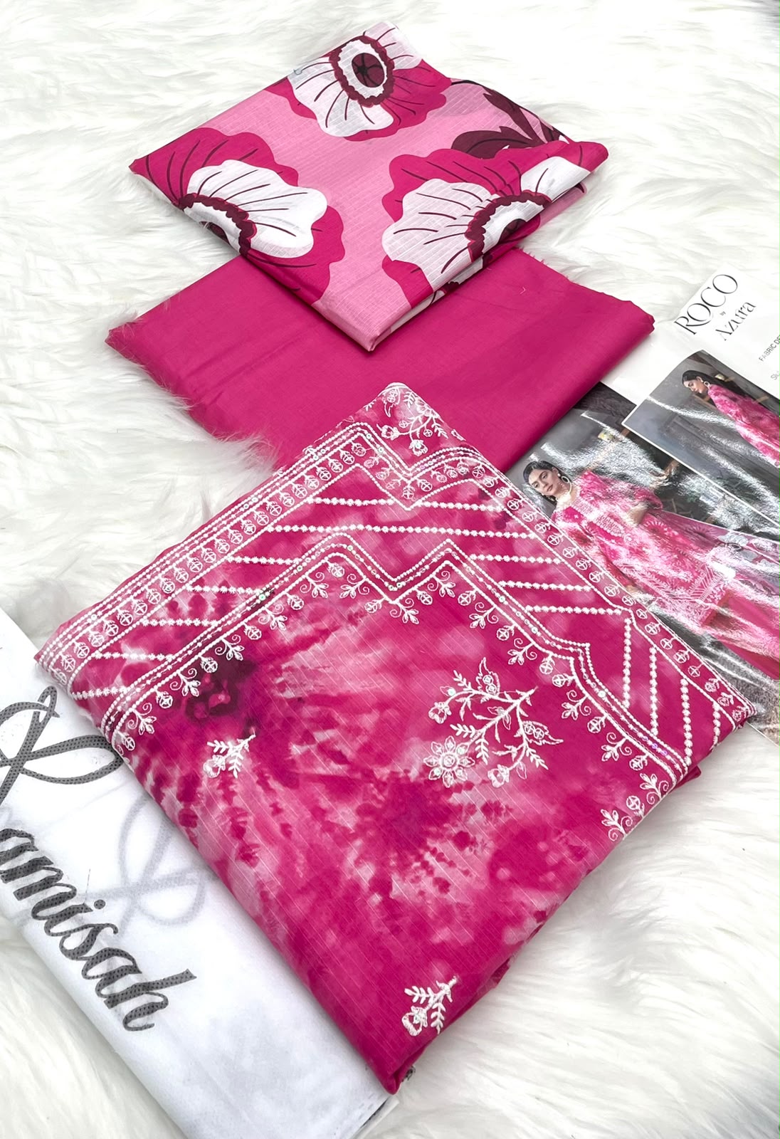 Roco Azura Embroidered 3PC Lawn