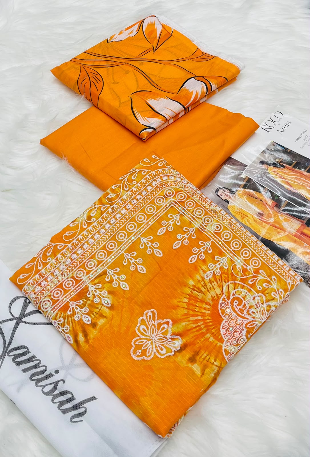 Roco Azura Embroidered 3PC Lawn