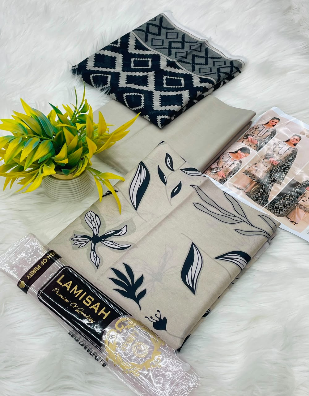 Bin Naeem Platinum Vol-28 3PC Printed Lawn