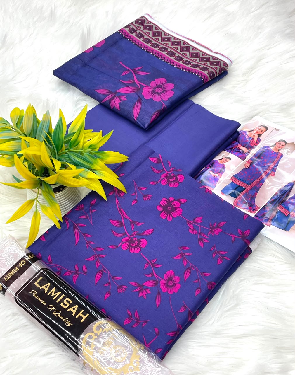 Bin Naeem Platinum Vol-28 3PC Printed Lawn