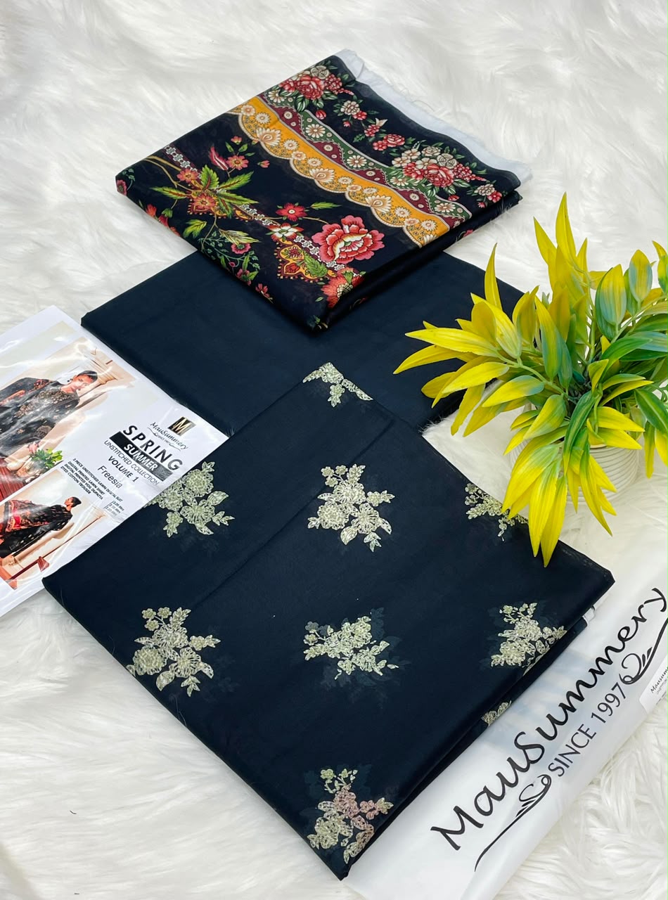 Mausummery Premium Print Lawn 3PC Vol-1