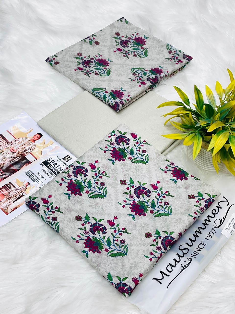 Mausummery Premium Print Lawn 3PC Vol-1