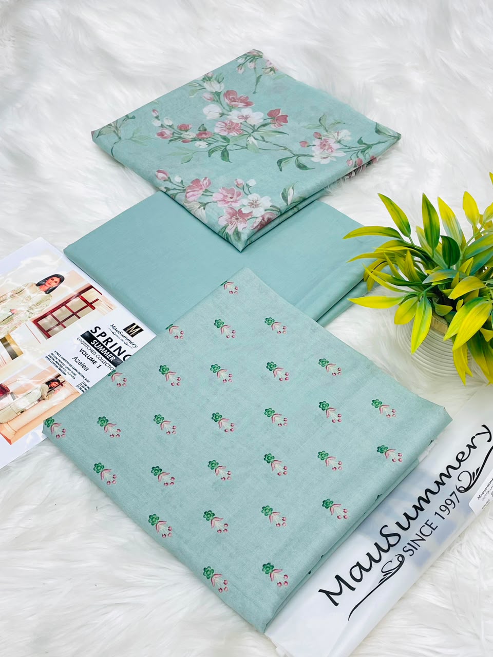 Mausummery Premium Print Lawn 3PC Vol-1