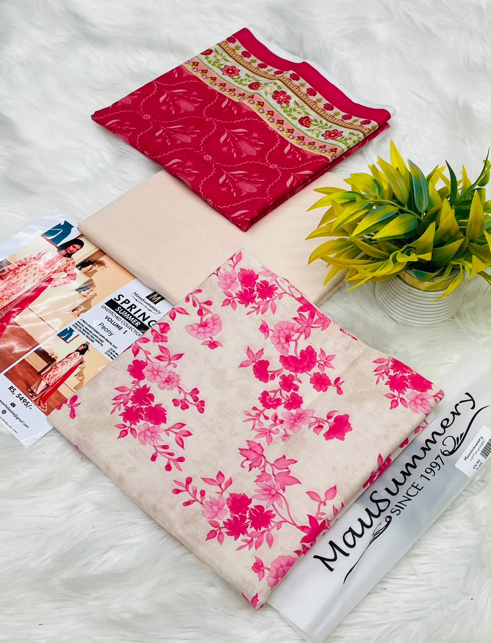 Mausummery Premium Print Lawn 3PC Vol-1