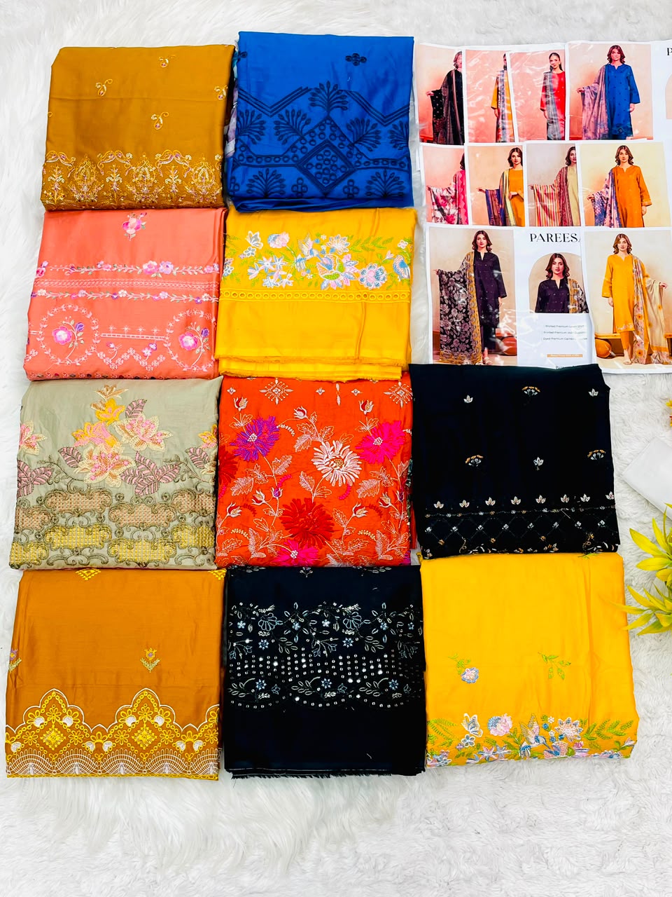 Pareesa Lawn 3PC Printed Premium