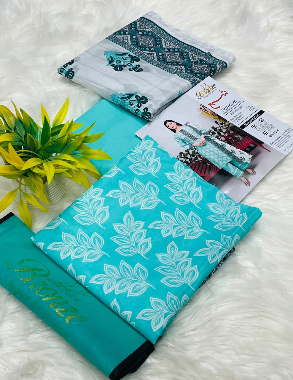 Bronze by Shama Printed Lawn 3PC – Latest Volume 2026