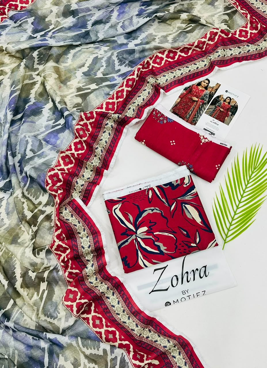 Motifz Khaddar 3PC Winter Collection 2026
