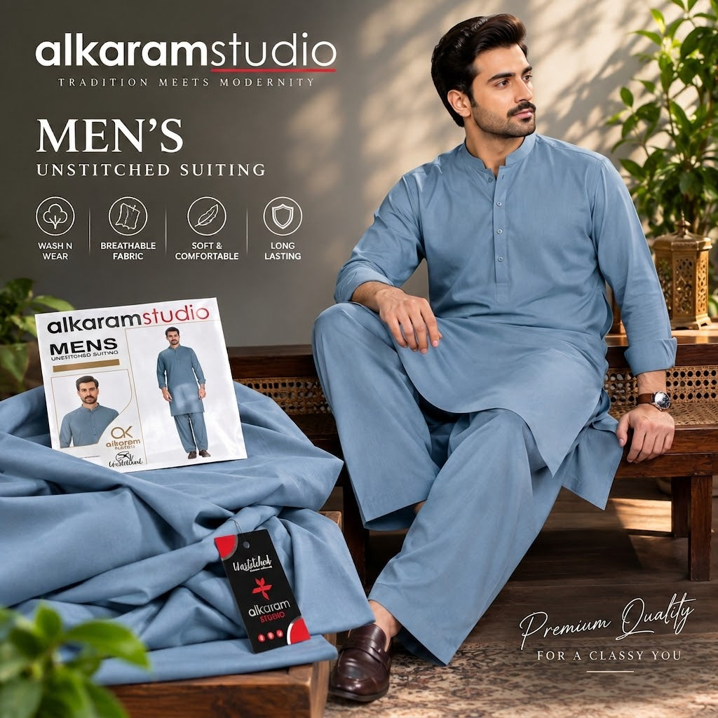 Alkaram Studio Men's Wash &Wear