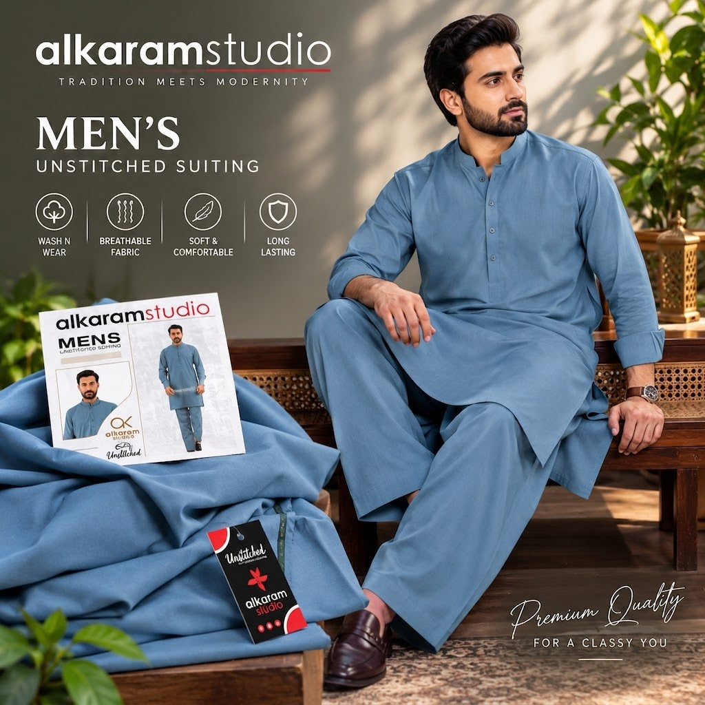 Alkaram Studio Men's Wash &Wear