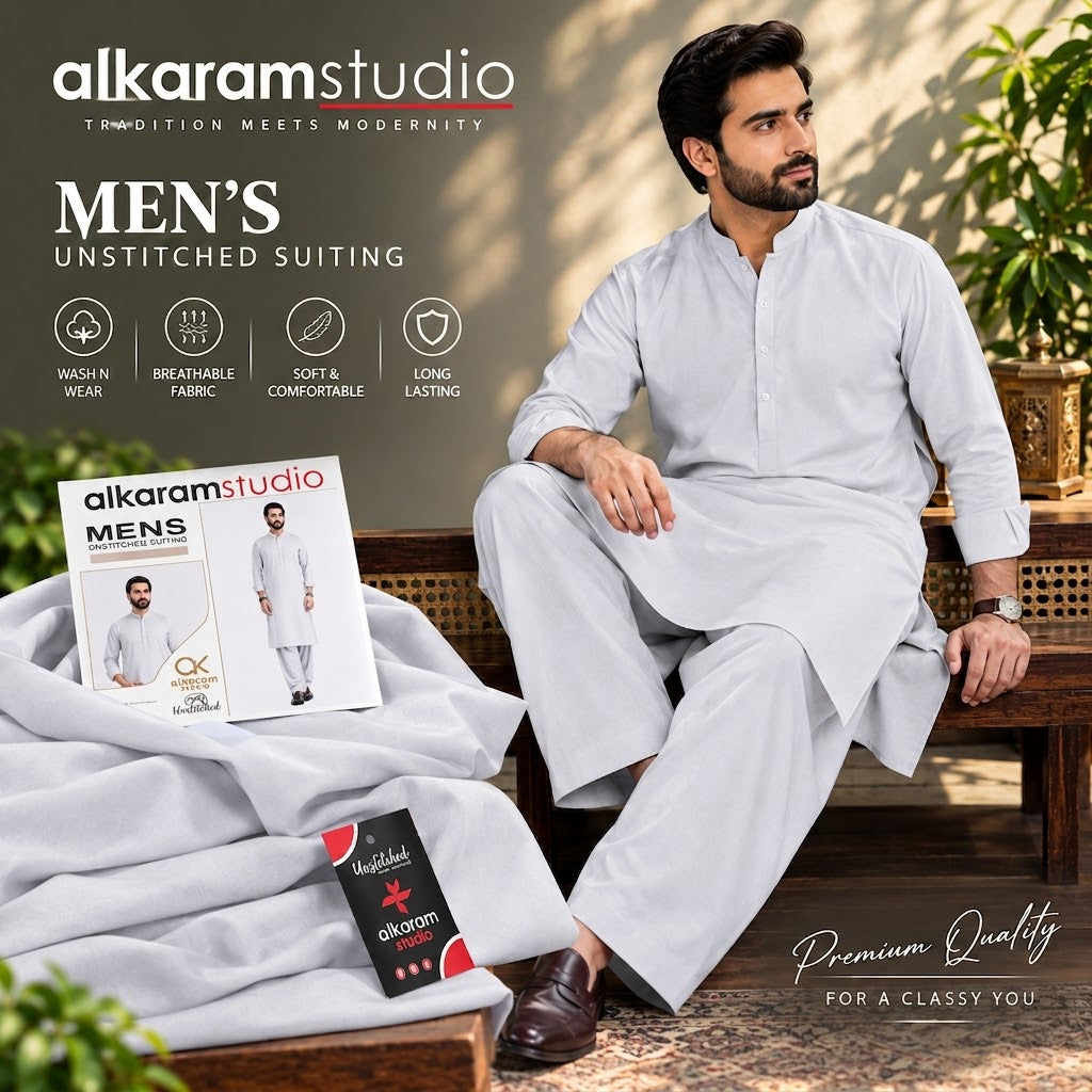 Alkaram Studio Men's Wash &Wear