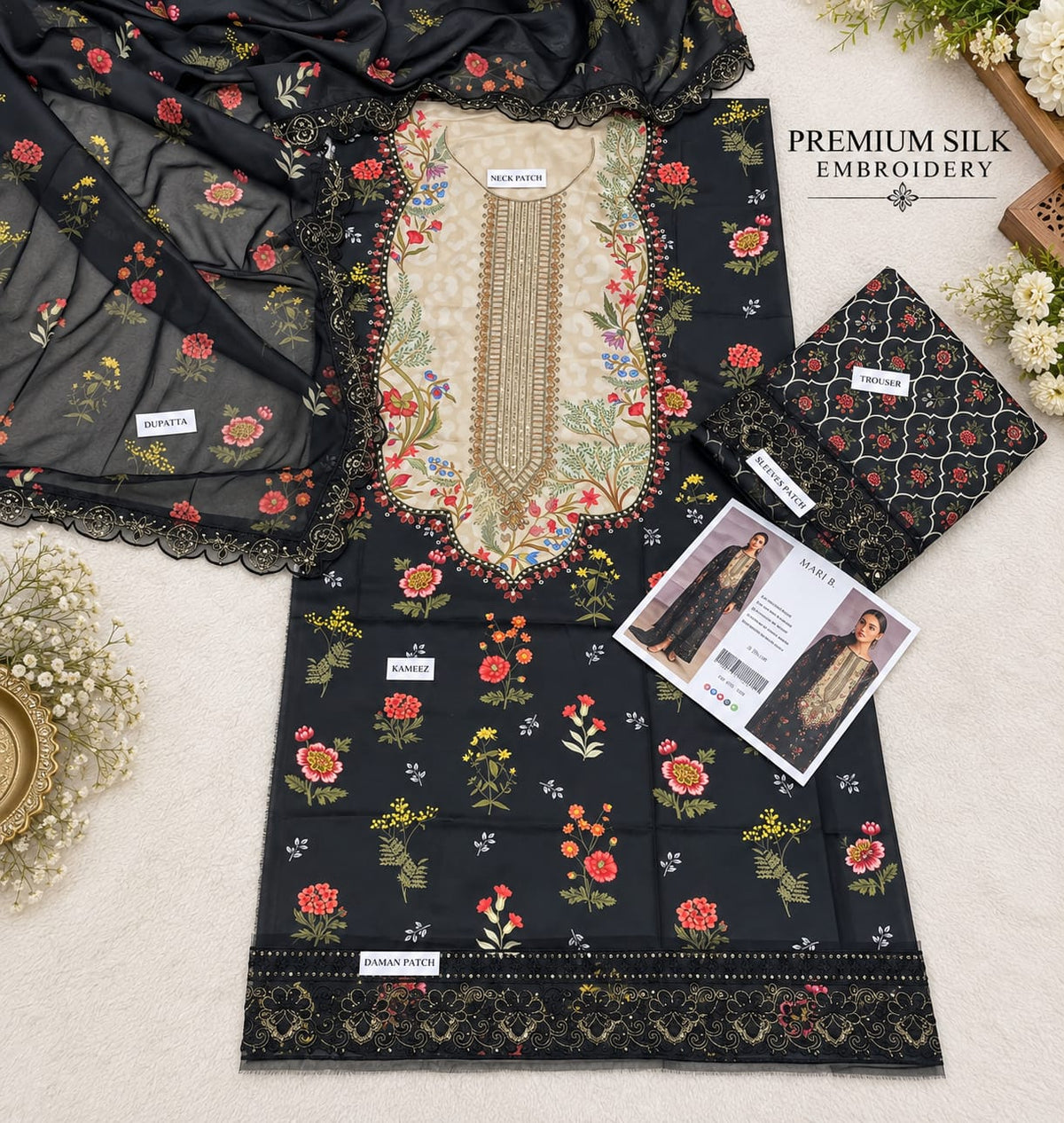 Mix Brands Lux Silk Emb 3PC Collection 2026