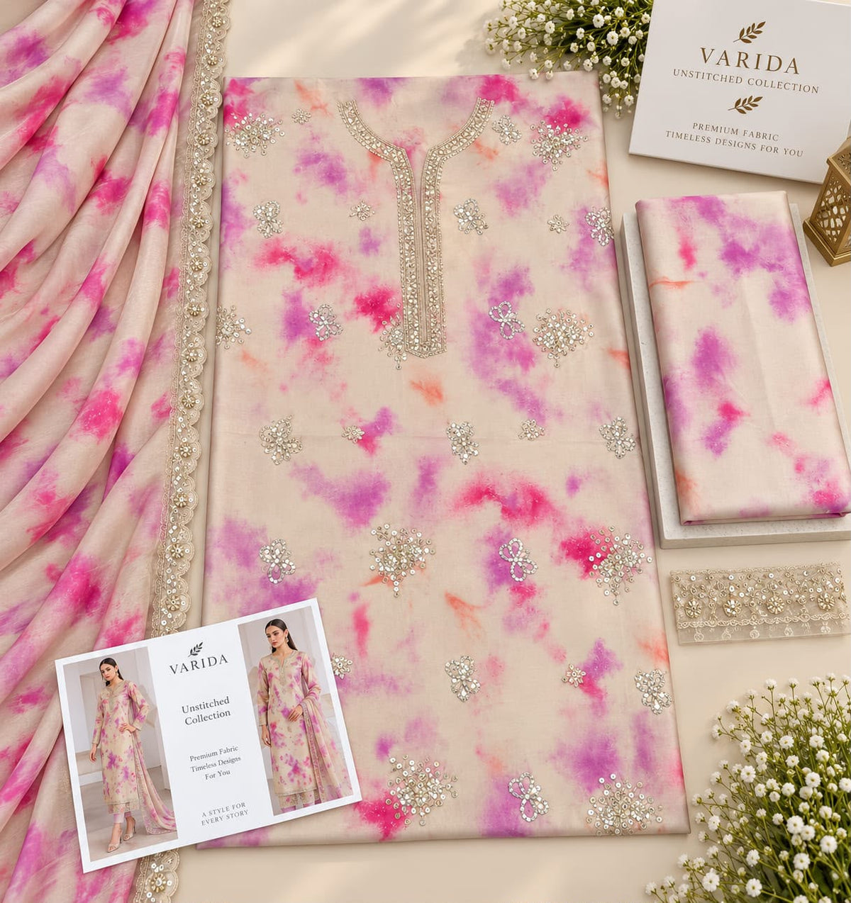 Mix Brands Lux Silk Emb 3PC Collection 2026