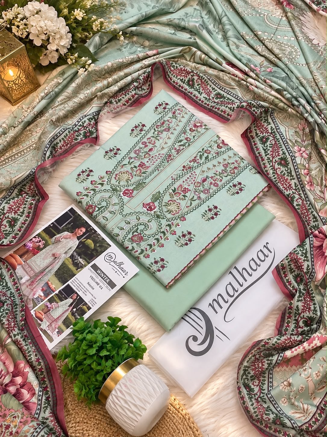 Malhaar Premium Printed Linen 4PC Winter Collection 2026-27