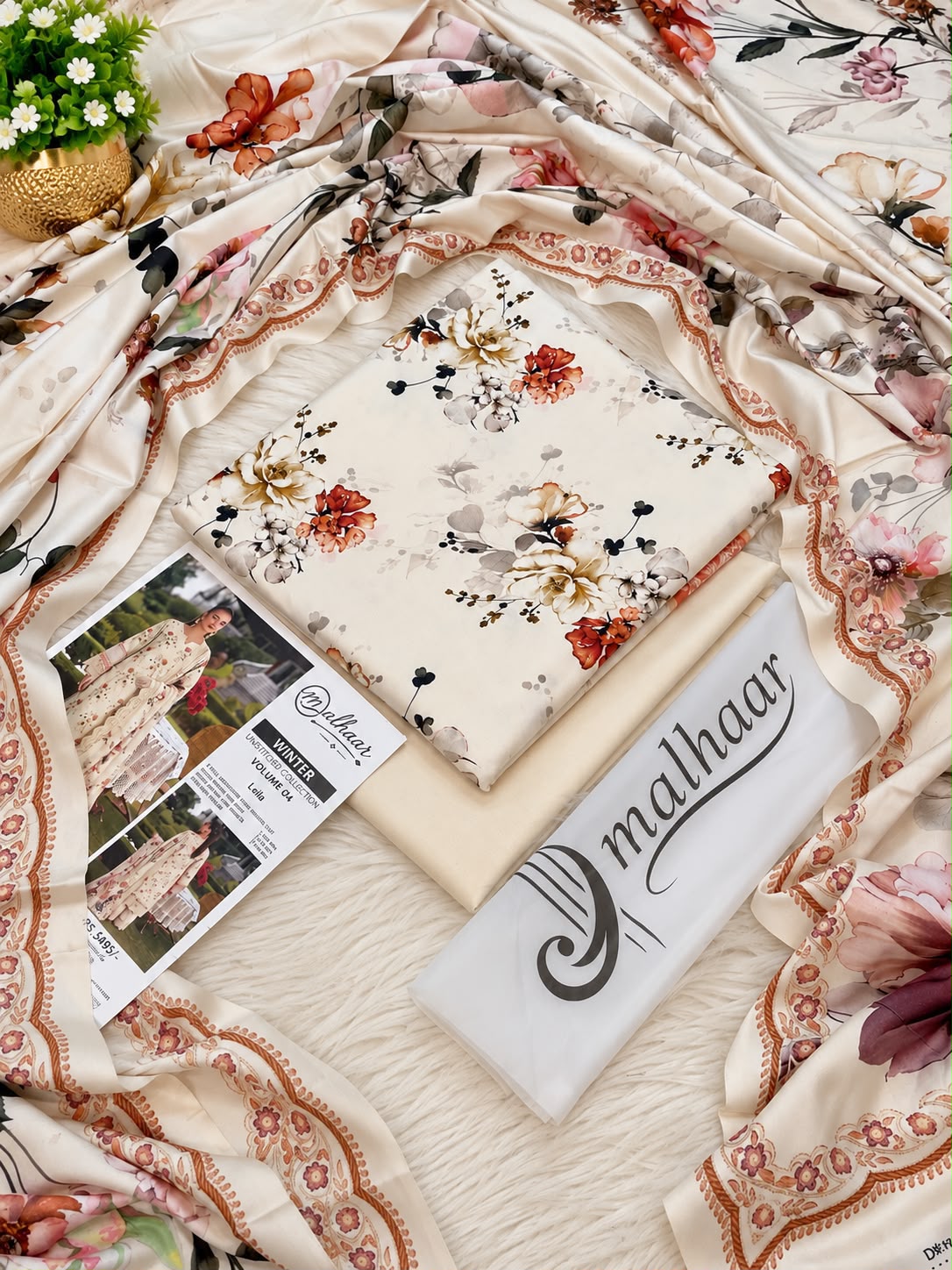 Malhaar Premium Printed Linen 4PC Winter Collection 2026-27
