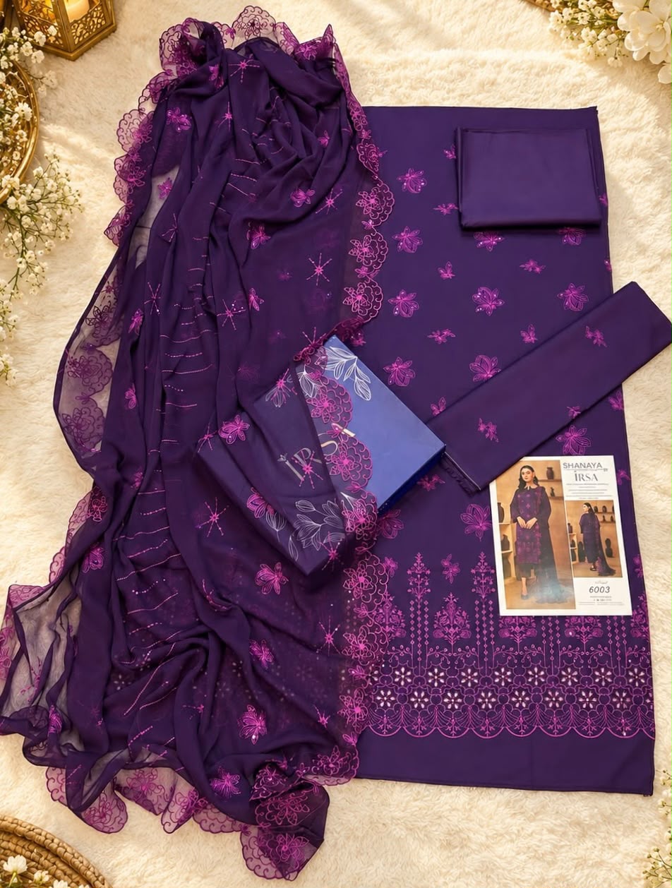 Shanaya by Irsa Luxury Emb Viscose Winter Collection 2026-27