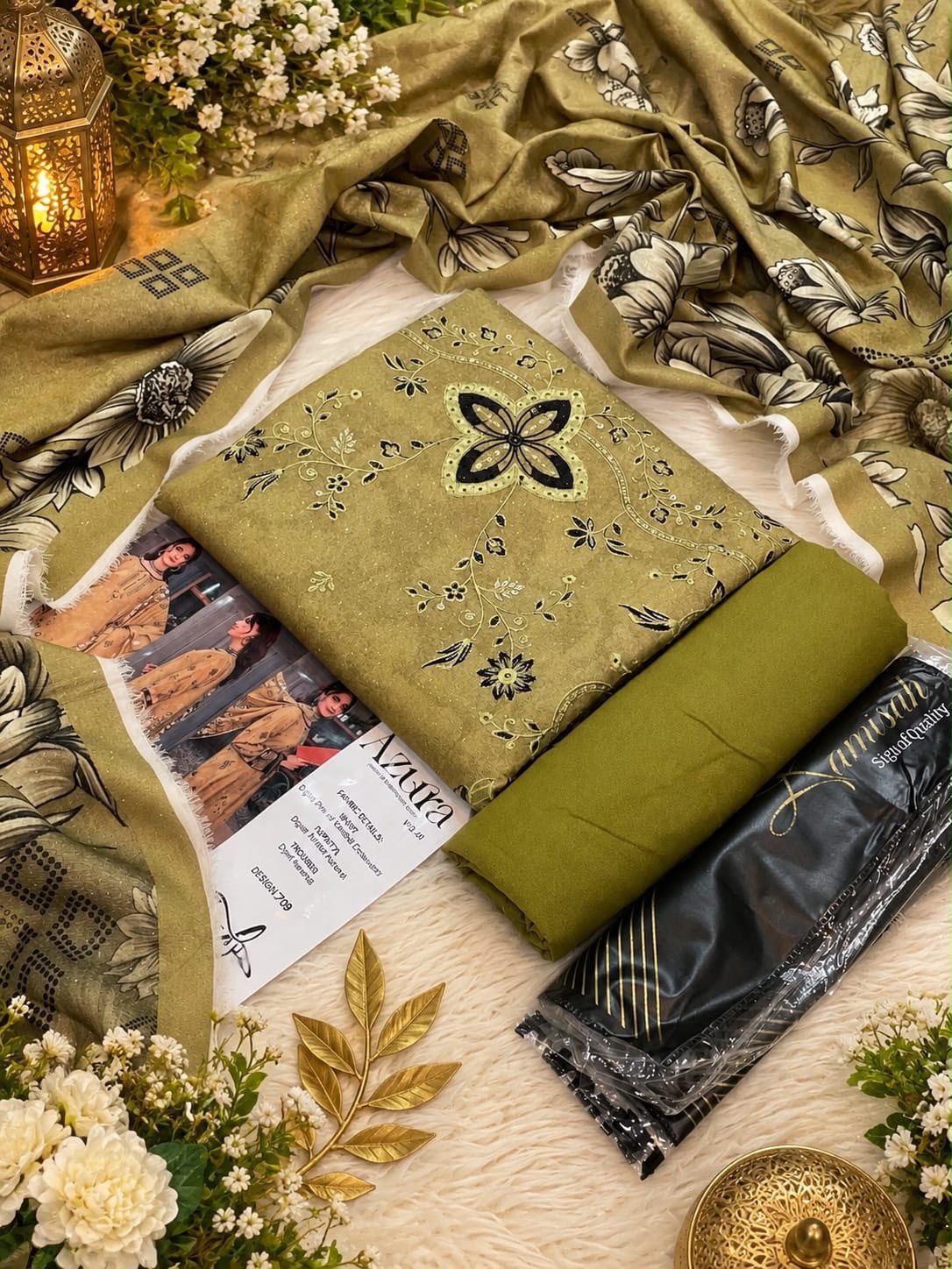 Lamisah Azura Karandi Emb 3PC Collection 2026