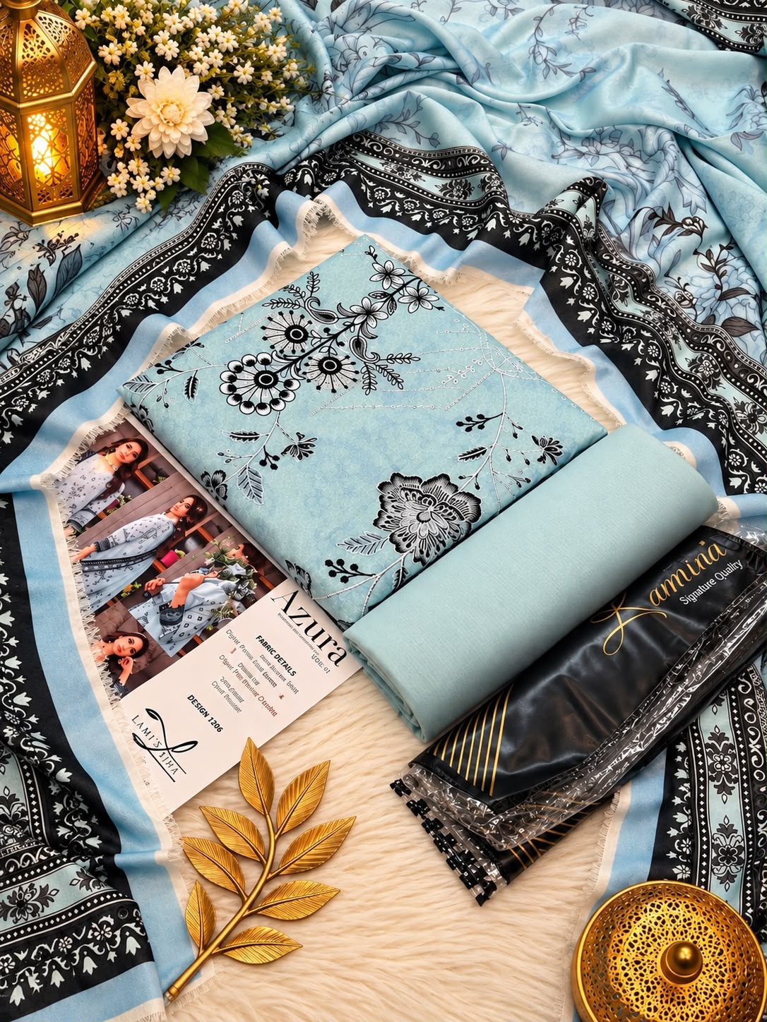 Lamisah Azura Karandi Emb 3PC Collection 2026