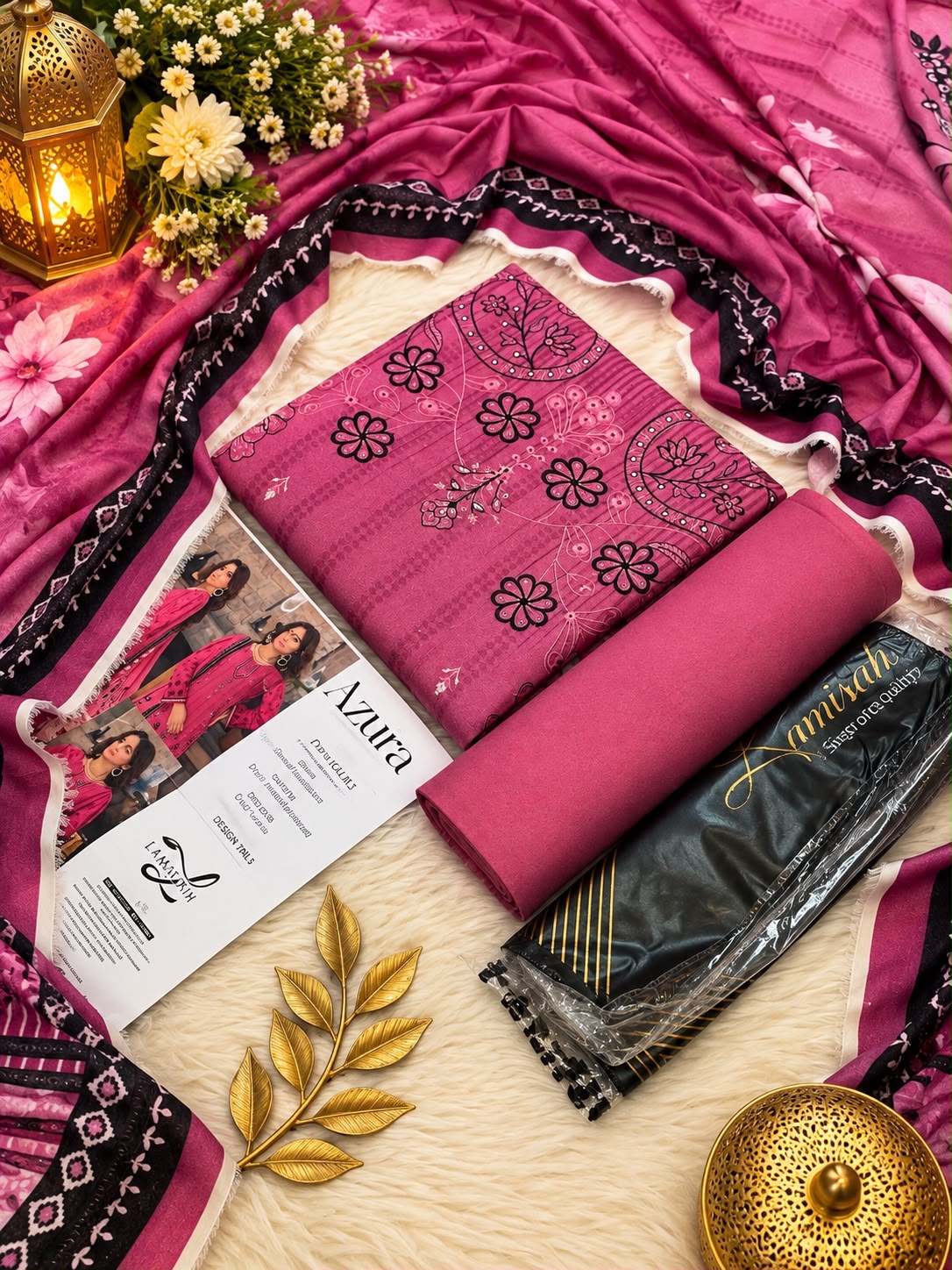 Lamisah Azura Karandi Emb 3PC Collection 2026