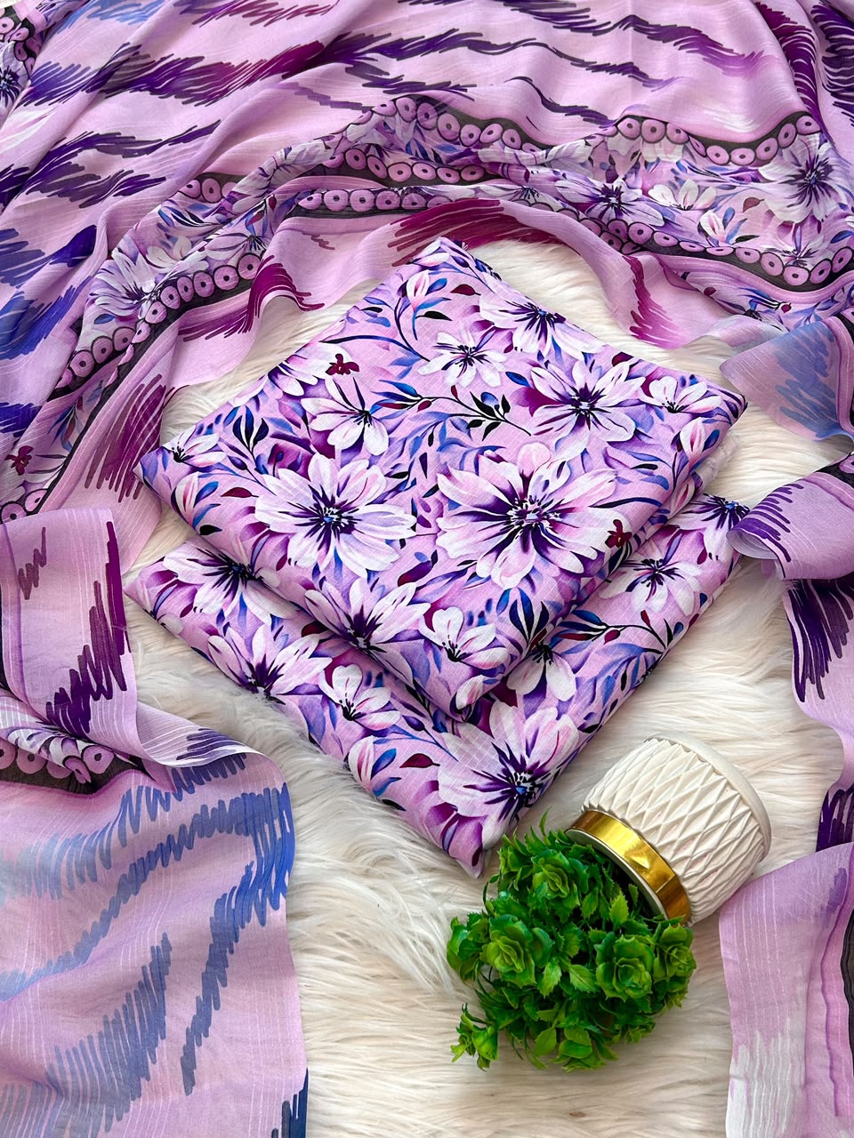 Hajra Printed Viscose Allover 3PC Collection 2026-27