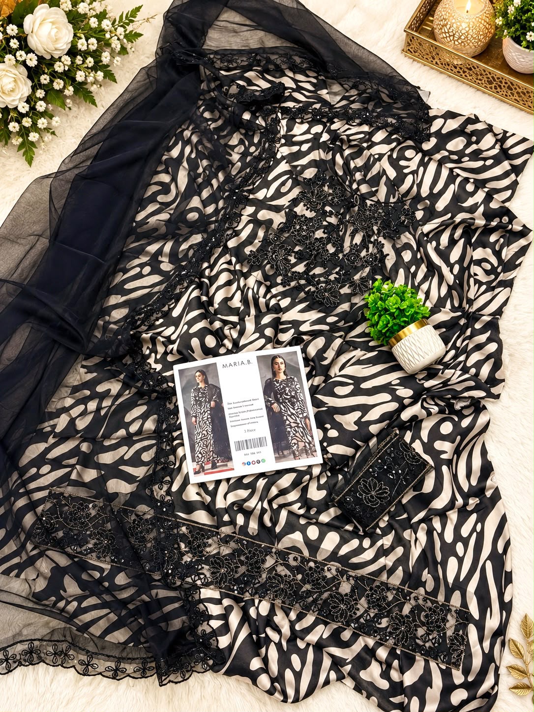 Mix Brand Luxury Silk Emb 3PC Vol-5