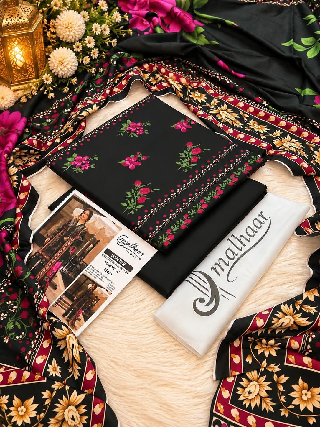 Malhaar Premium Printed Linen 4PC Winter Collection Vol-2 2026-27