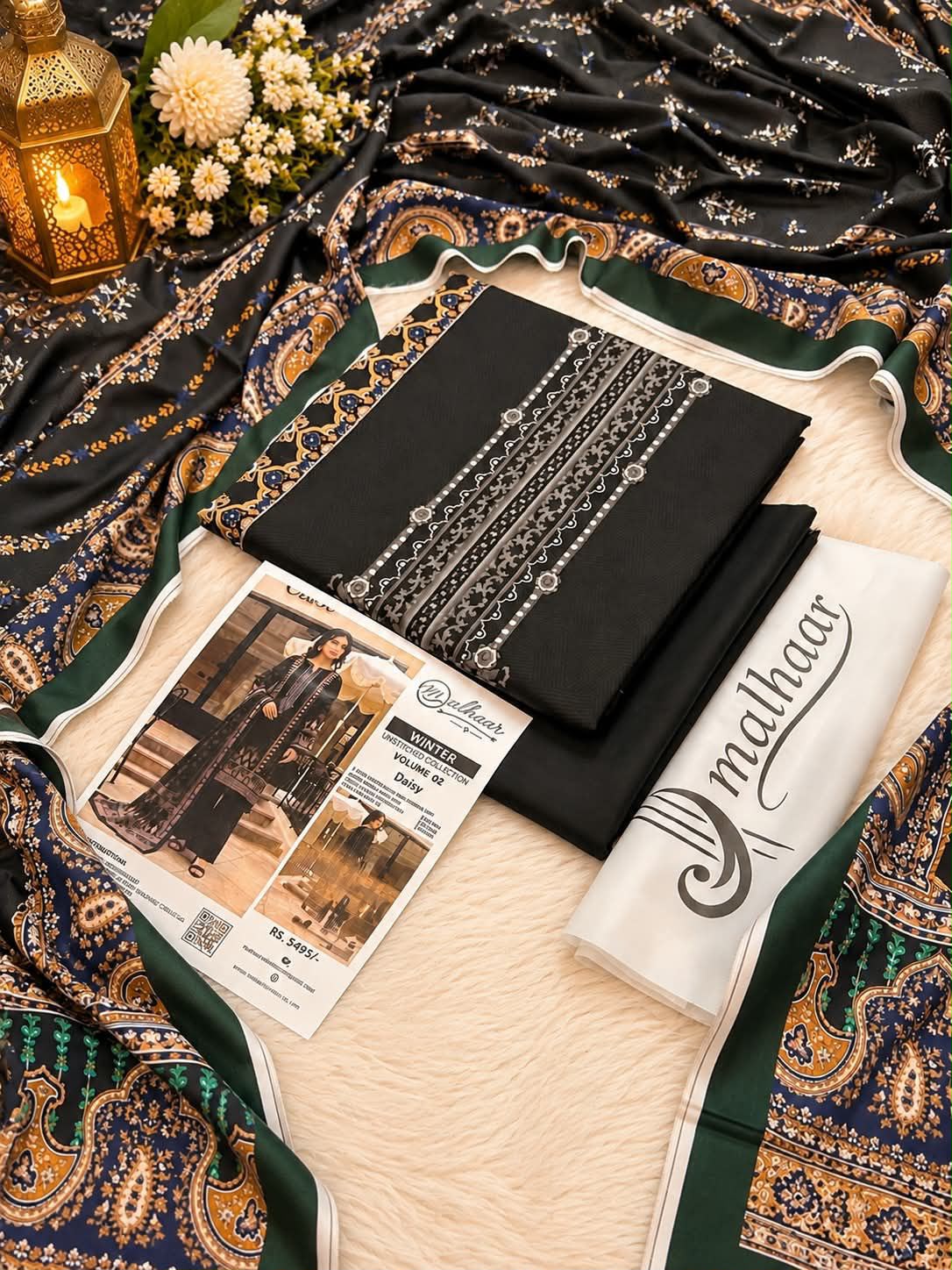 Malhaar Premium Printed Linen 4PC Winter Collection Vol-2 2026-27