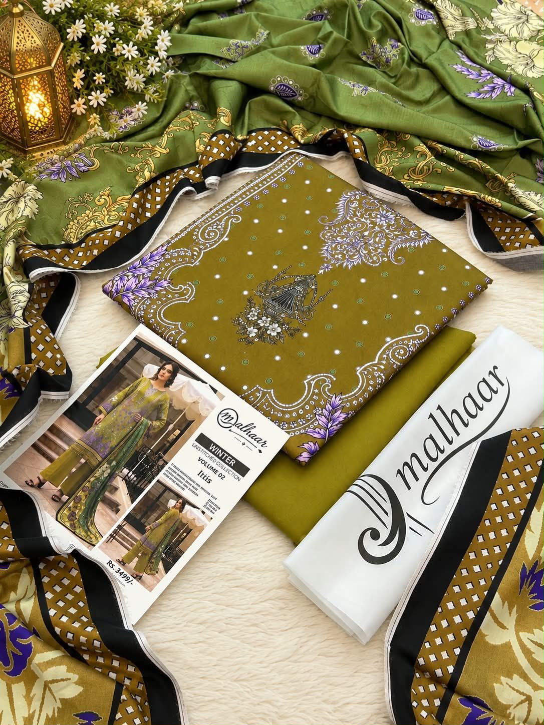 Malhaar Premium Printed Linen 4PC Winter Collection Vol-2 2026-27