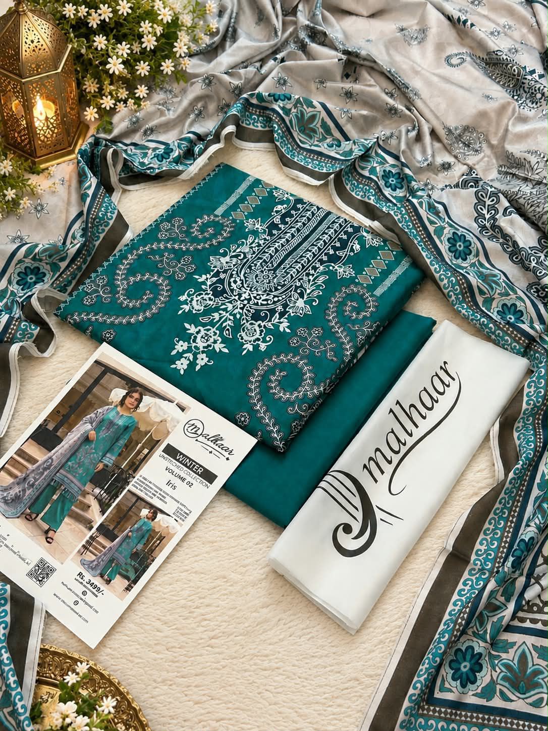 Malhaar Premium Printed Linen 4PC Winter Collection Vol-2 2026-27