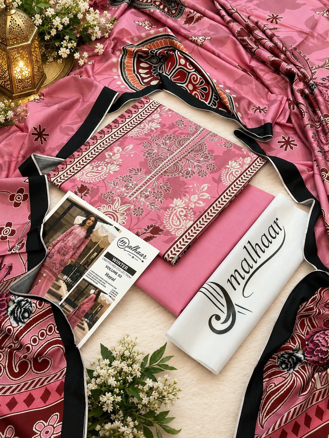 Malhaar Premium Printed Linen 4PC Winter Collection Vol-2 2026-27